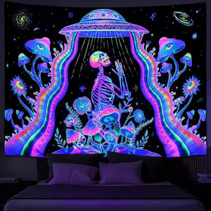 Glow Spectrum Tapestry