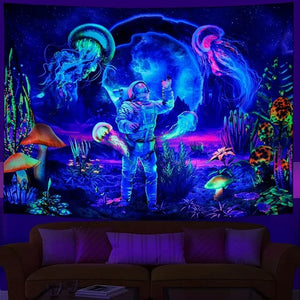 Glow Spectrum Tapestry