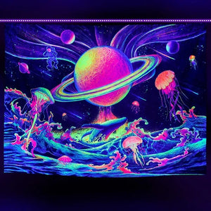 Glow Spectrum Tapestry