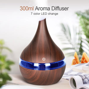 Essential Oil Diffuser & Humidifier For Ultrasonic Aromatherapy