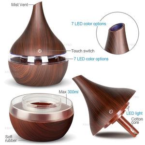 Essential Oil Diffuser & Humidifier For Ultrasonic Aromatherapy