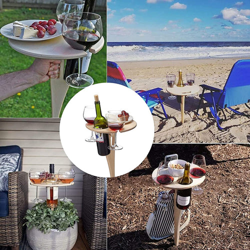 Folding Wine Table