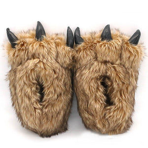 Bear Paw Plush Slipper