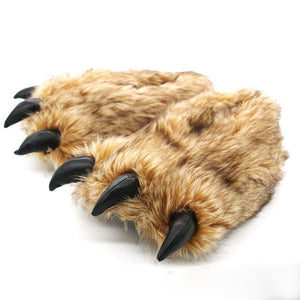 Bear Paw Plush Slipper