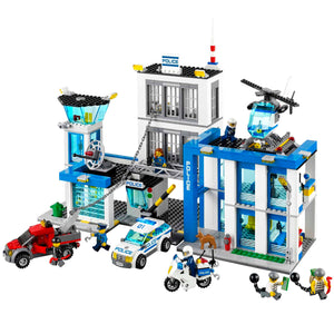 Building Blocks Lego Sets with 4 Different Epic Lego Police Sets 