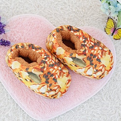 Baked Bread Plush Slippers