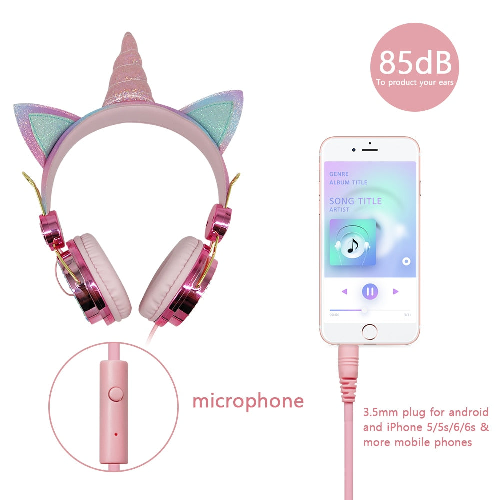 Unicorn Wired Headphone