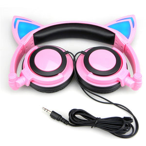 Cat Ear Headphones - With Glowing Ears