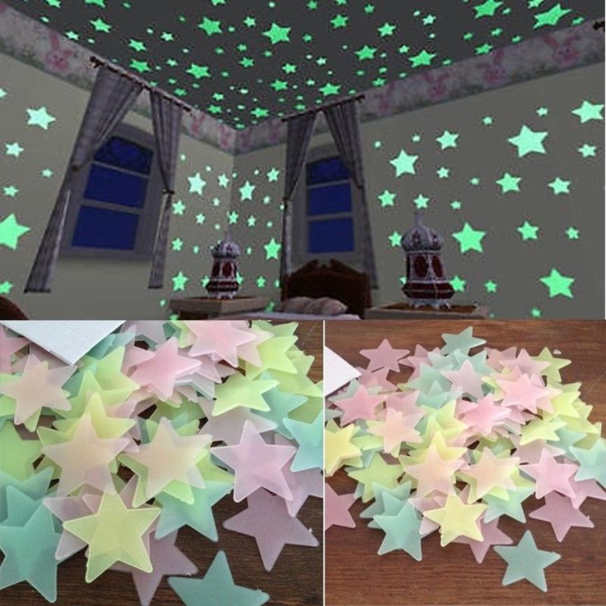 Glow Stars Wall Stickers ﻿