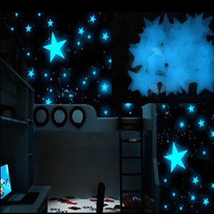 Glow Stars Wall Stickers ﻿