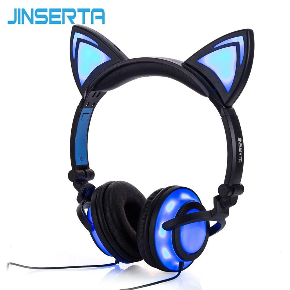 Cat Ear Headphones - With Glowing Ears