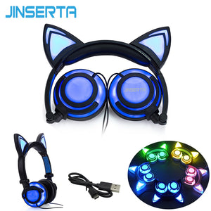 Cat Ear Headphones - With Glowing Ears