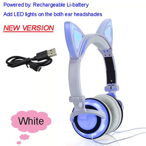 Cat Ear Headphones - With Glowing Ears