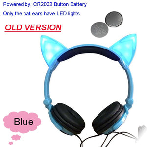 Cat Ear Headphones - With Glowing Ears