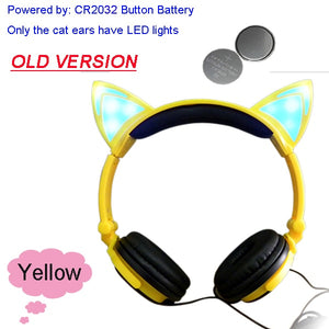 Cat Ear Headphones - With Glowing Ears