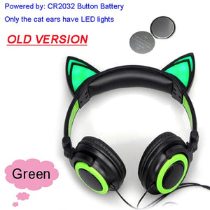 Cat Ear Headphones - With Glowing Ears