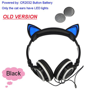 Cat Ear Headphones - With Glowing Ears