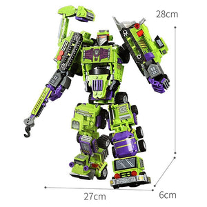 6 in1 Mecha Bot Excavator Transformers (709pcs)