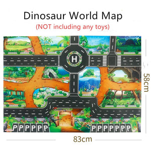 Dinosaur Play mats Road For Kids