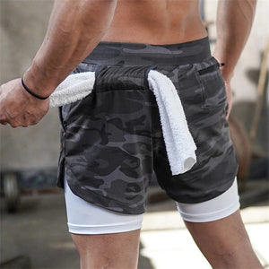 2 in 1 Sports Best Athletic Shorts / Gym Shorts