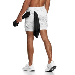 2 in 1 Sports Best Athletic Shorts / Gym Shorts