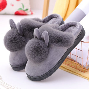 Fluffy Bunny Slippers