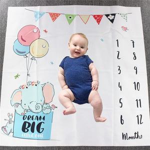 Baby Growth Milestone Blanket