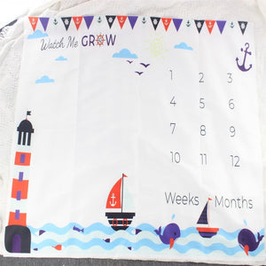 Baby Growth Milestone Blanket