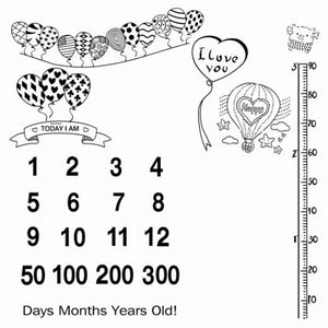 Baby Growth Milestone Blanket