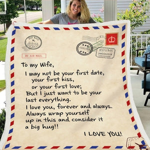 Love Letter Blanket for your Loved One