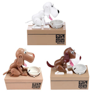 Moving Dog Coin Bank