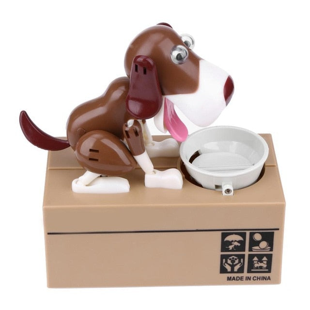 Moving Dog Coin Bank