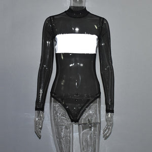 Dazzle - Transparent bodysuit