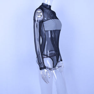 Dazzle - Transparent bodysuit