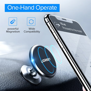 Universal Magnetic Cell Phone Holder Mount For Car, Supports All iphone, GPS & Tablets