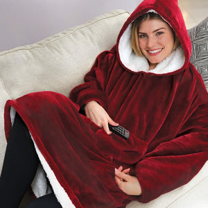 Sherpa Blanket With Sleeves