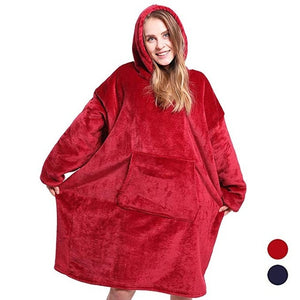 Sherpa Blanket With Sleeves