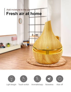 Essential Oil Diffuser & Humidifier For Ultrasonic Aromatherapy