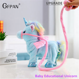 Walking-Singing Unicorn Plush Toy