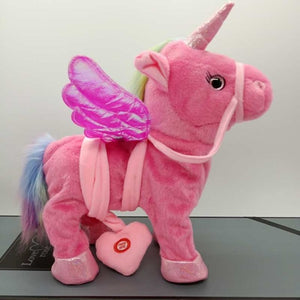 Walking-Singing Unicorn Plush Toy